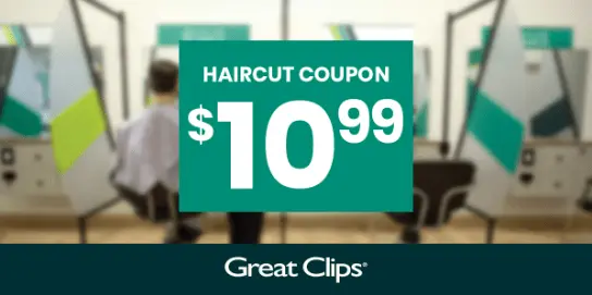 Great Clips $10.99 Coupon