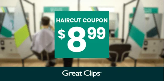 $8.99 great clips coupon 