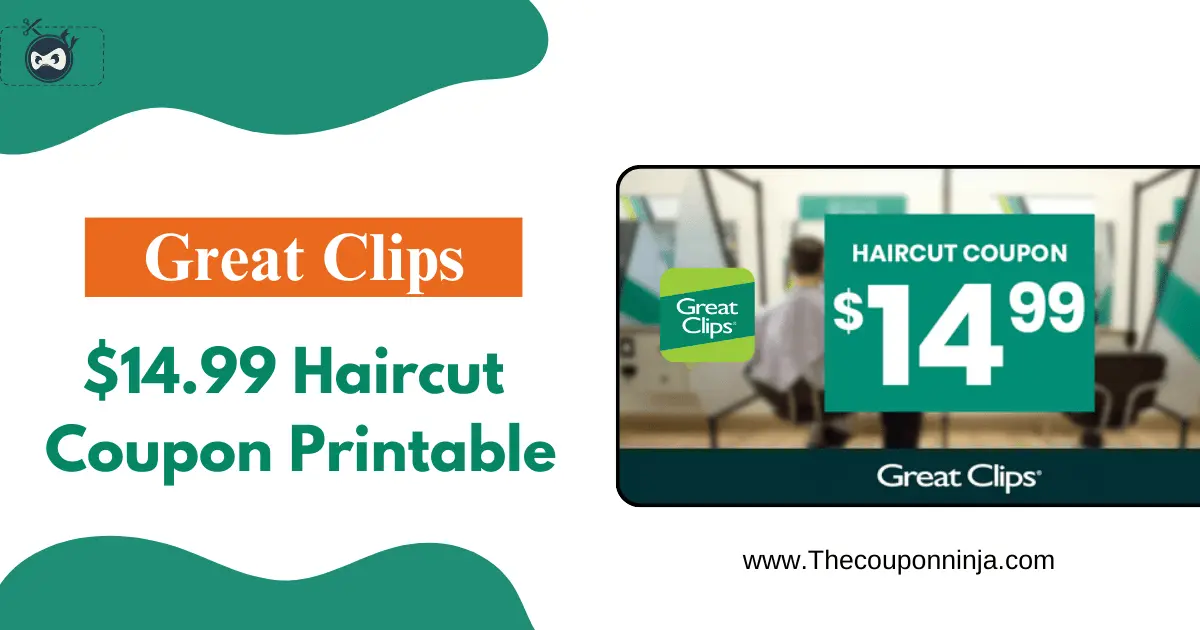 Great Clips $14.99 Coupon