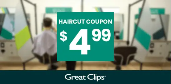 $4.99 Great Clips Coupon